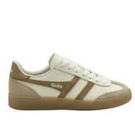 Gola Womens Trainer Viper Leather Off White/Bone/Light Caramel/Gum