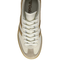 Gola Womens Trainer Viper Leather Off White/Bone/Light Caramel/Gum