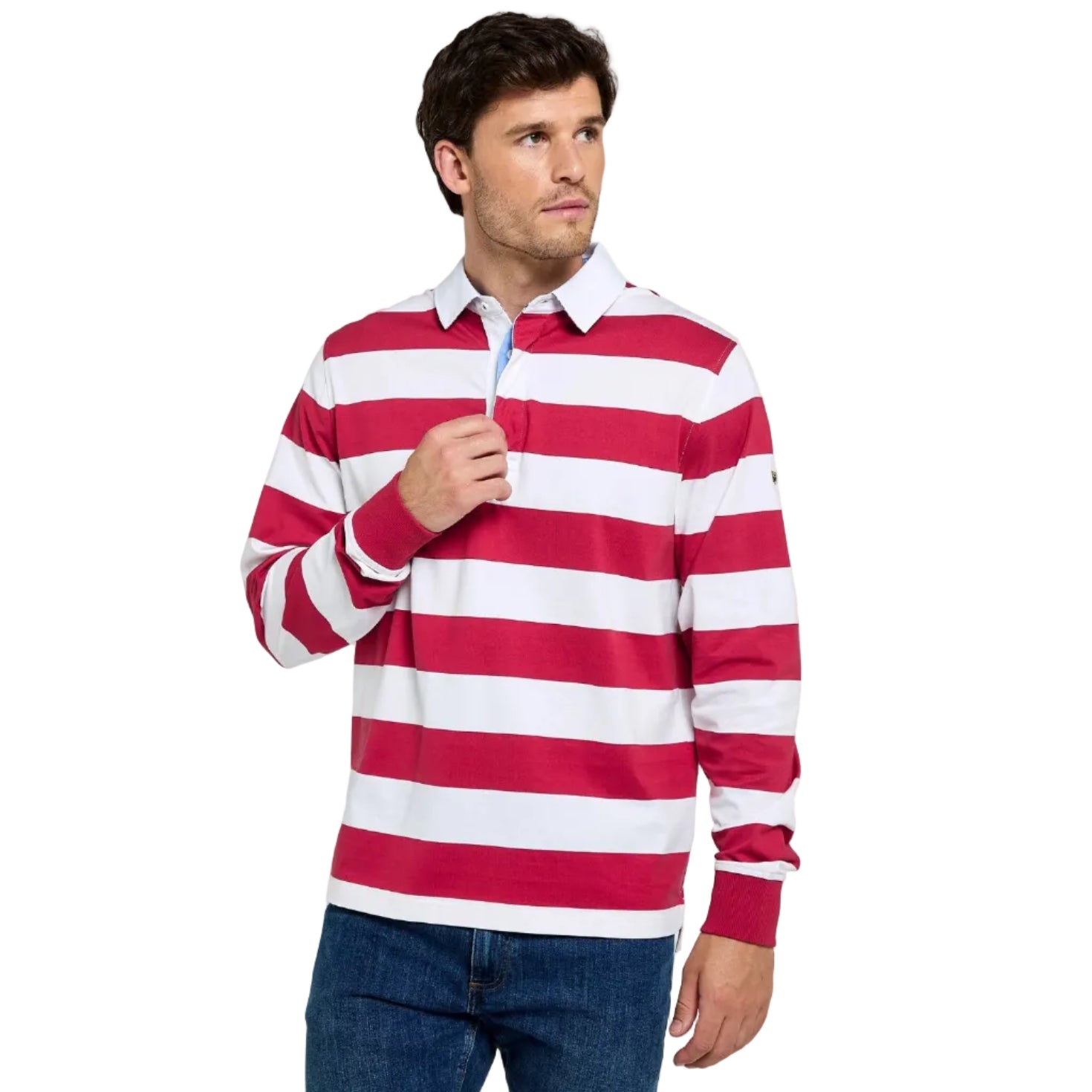 Dubarry Mens Rugby Top Goresbridge Red Mult