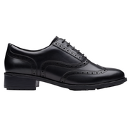 Clarks Womens Shoe Havisham Oak Black Leather