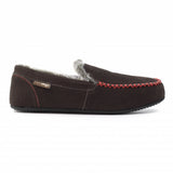 Lazy Dogz men's brown slip-on slipper