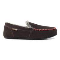 Lazy Dogz men's brown slip-on slipper