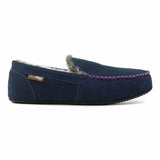 Lazy Dogz men's navy slip-on slipper