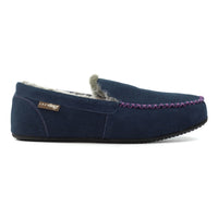 Lazy Dogz men's navy slip-on slipper