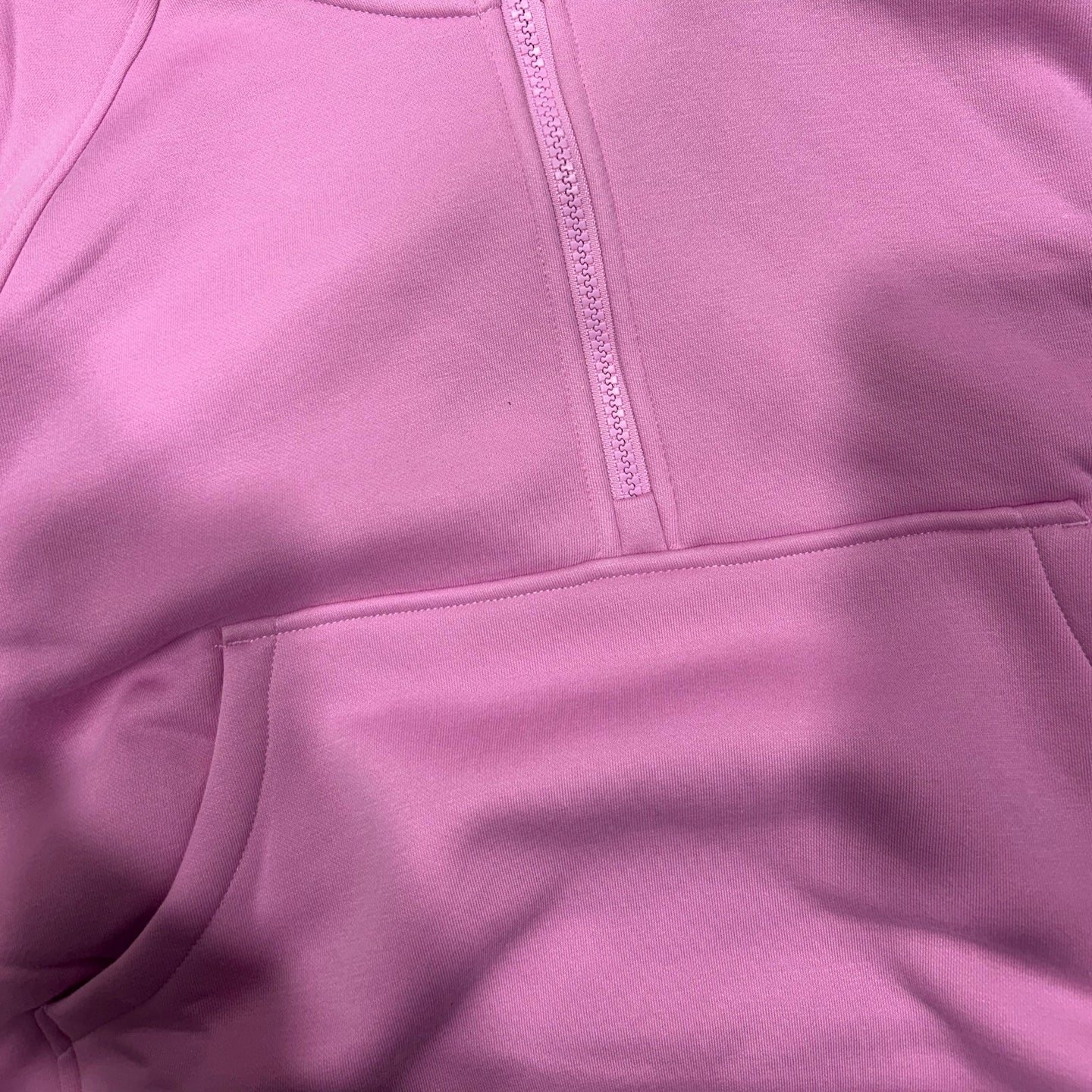 Gym+Coffee Womens Half Zip Sierra Cotton Candy