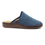 Lazy Dogz men's navy slip-on slipper