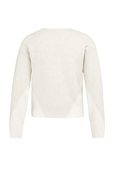 YAYA Womens Sweater 01-000544-601 Heather Grey Dessin