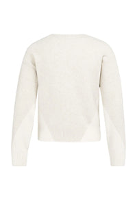 YAYA Womens Sweater 01-000544-601 Heather Grey Dessin