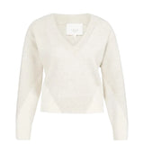 YAYA Womens Sweater 01-000544-601 Heather Grey Dessin
