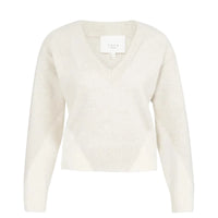 YAYA Womens Sweater 01-000544-601 Heather Grey Dessin