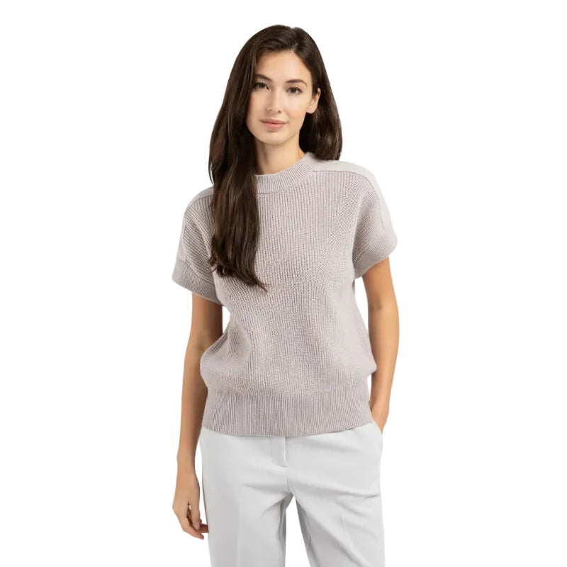 YAYA Womens Knitted Top 01-000571-603 Mauve Purple