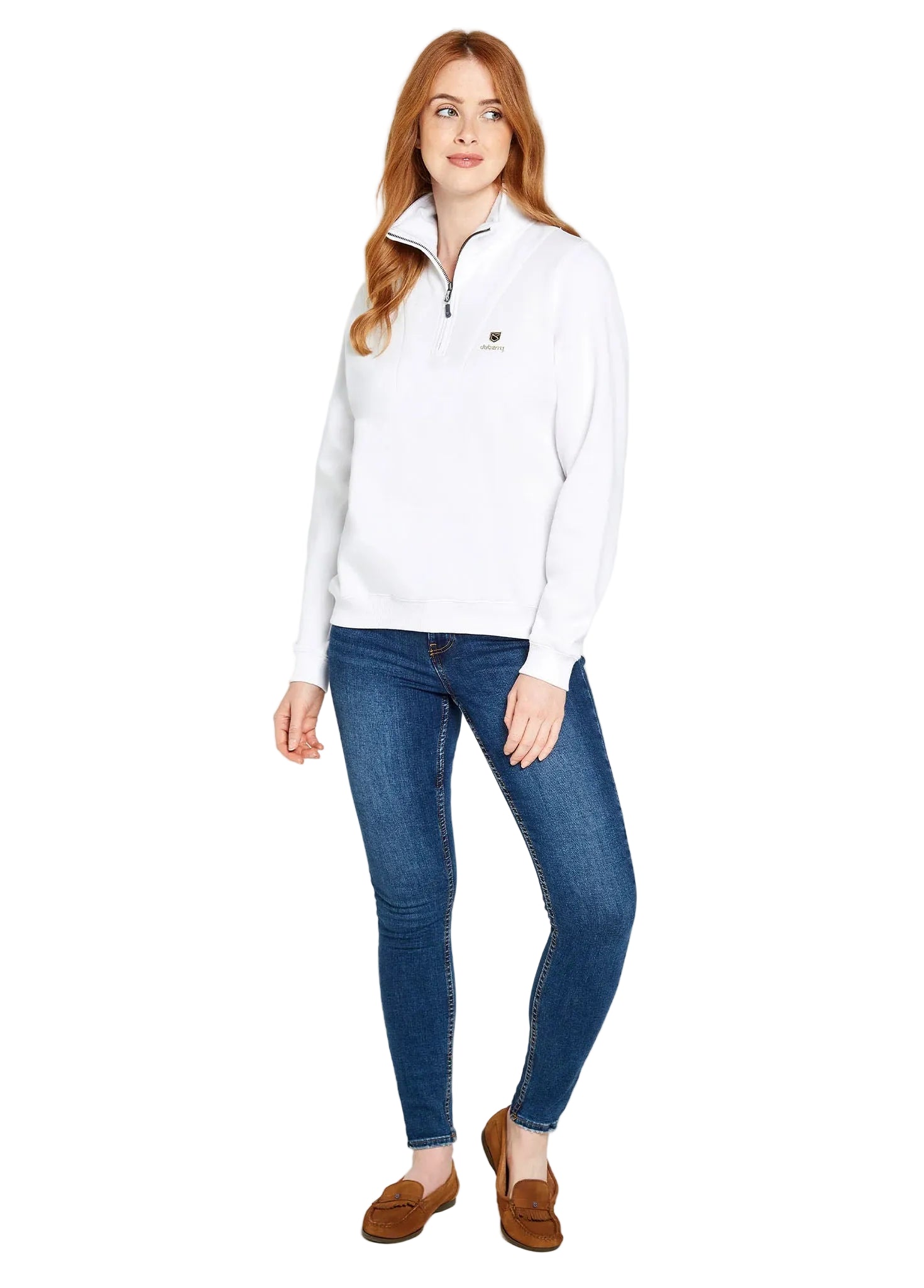 Dubarry Womens Castlemartyr Sweatshirt White