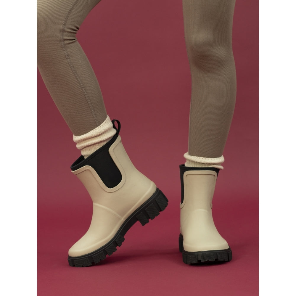 Lazy Dogz Womens Wellington Boots Lake Cream