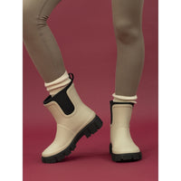Lazy Dogz Womens Wellington Boots Lake Cream