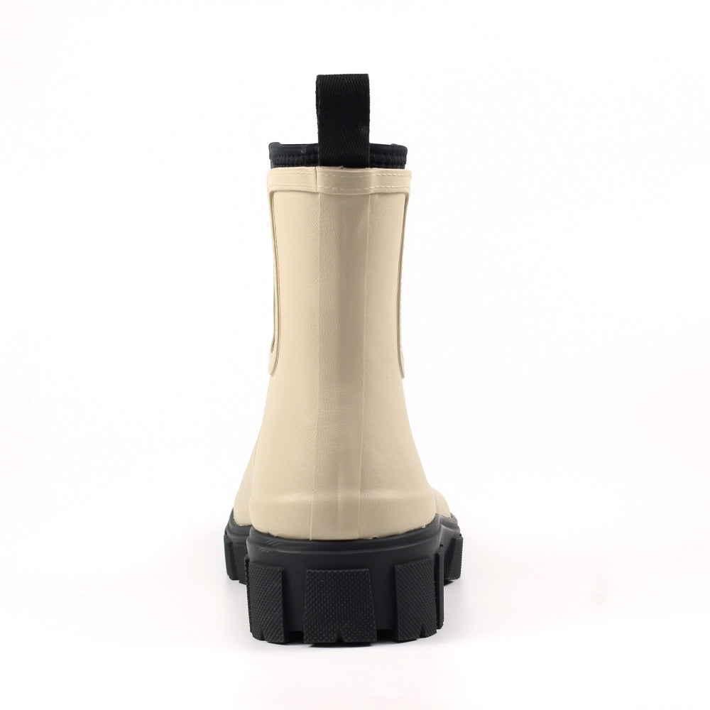 Lazy Dogz Womens Wellington Boots Lake Cream
