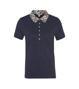 Barbour Womens Top Malvern Navy/Hessian
