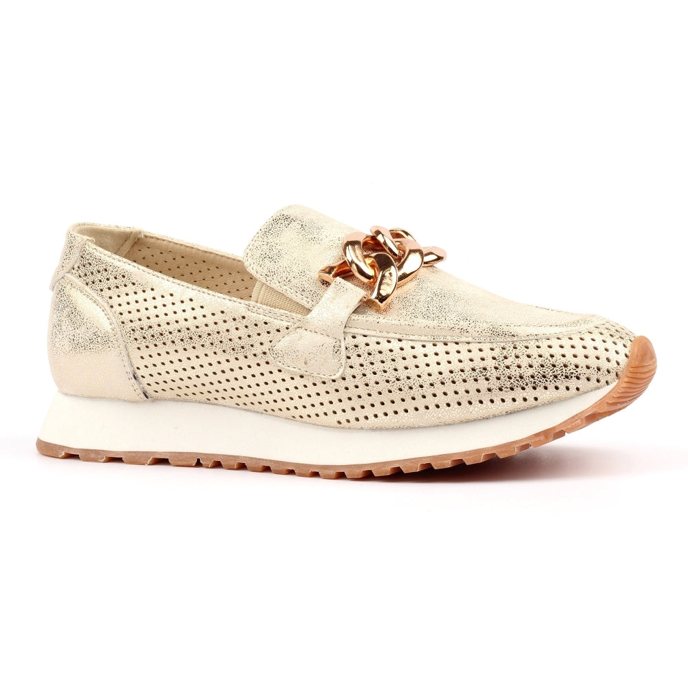 Luna Womens Shoe Lulu Gold