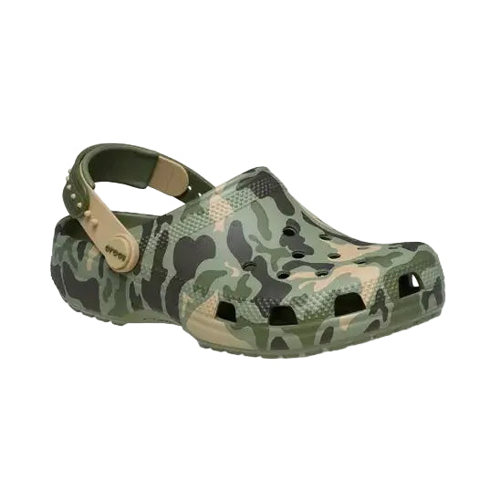 Crocs Kids Classic Glow Snapback Strap Camo Multi