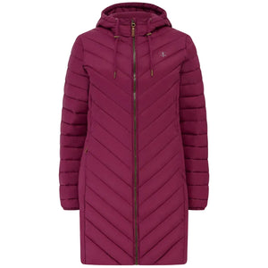 Lighthouse Womens Long Coat Laurel Berry