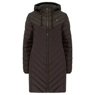 Lighthouse Womens Long Coat Laurel Cocoa