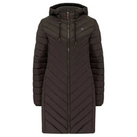 Lighthouse Womens Long Coat Laurel Cocoa