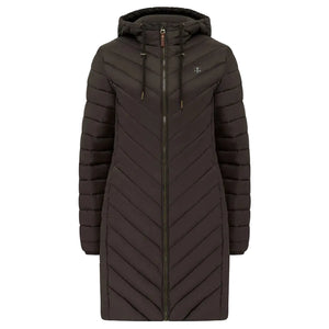 Lighthouse Womens Long Coat Laurel Cocoa