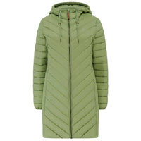 Lighthouse Womens Long Coat Laurel Moss
