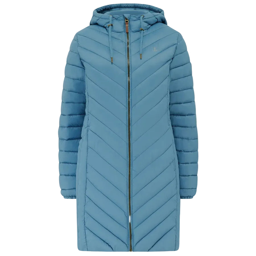 Lighthouse Womens Long Coat Laurel Bluestone