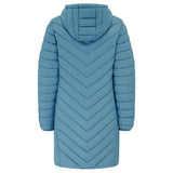 Lighthouse Womens Long Coat Laurel Bluestone