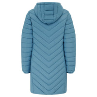 Lighthouse Womens Long Coat Laurel Bluestone