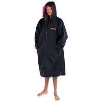 Dryrobe Adults Advance Long Sleeve V3 Black Pink