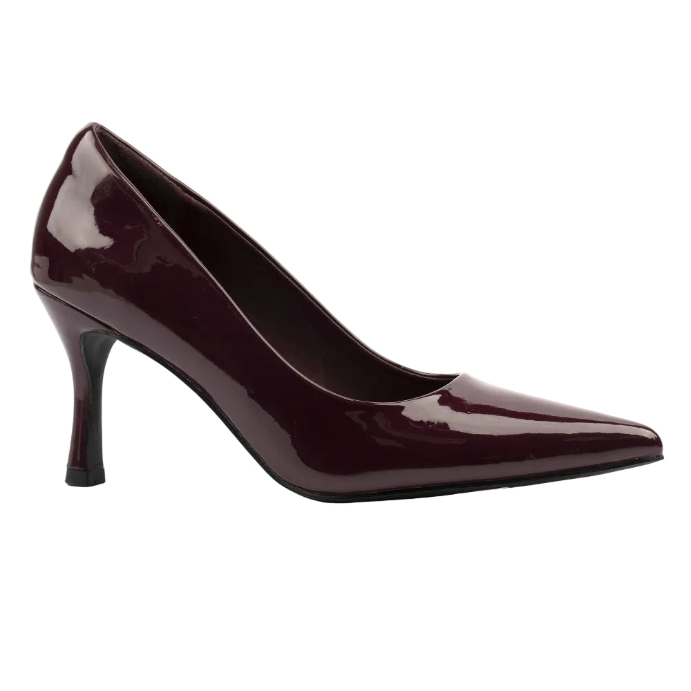 Lunar Womens Court Shoe Megan Burgundy