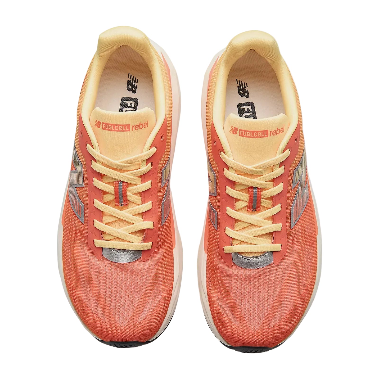 New Balance Mens Trainer FuelCell Rebel v5 Tangerine/Silver