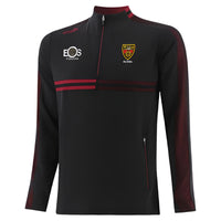 O’Neills Kids Top Down GAA Nepal Brushed ½ Zip Black/Red