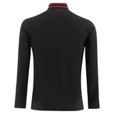 O’Neills Kids Top Down GAA Nepal Brushed ½ Zip Black/Red
