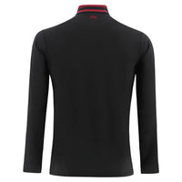 O’Neills Kids Top Down GAA Nepal Brushed ½ Zip Black/Red
