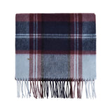 Dubarry New Ross Check Pattern Scarf Navy