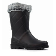 Lazy Dogz Womens Wellington Boots ELZ007 Norway Black