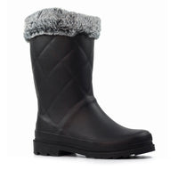 Lazy Dogz Womens Wellington Boots ELZ007 Norway Black