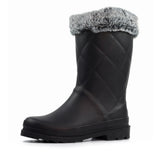 Lazy Dogz Womens Wellington Boots ELZ007 Norway Black
