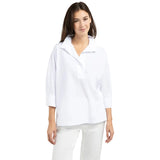 YAYA Womens Blouse 01-701358-603 Pure White
