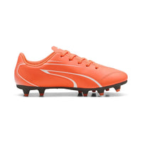 Puma Junior Football Boots Vitoria II FG/AG Glowing Red/Puma White
