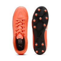 Puma Junior Football Boots Vitoria II FG/AG Glowing Red/Puma White