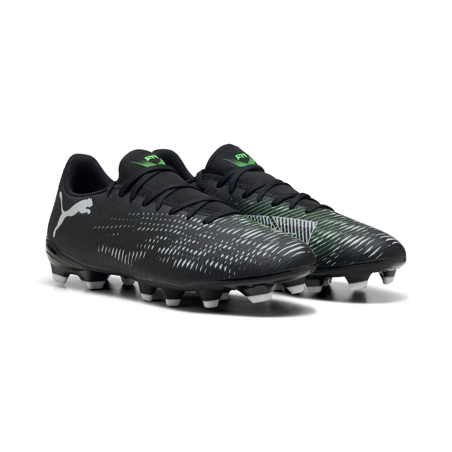 Puma Adults Football Boots Future 8 Play FG/AG Black/Cool Gray/Fluorescent Green