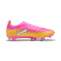 Puma Mens Football Boot Ultra 6 Play Match FG/AG Poison Pink/White Sun Stream