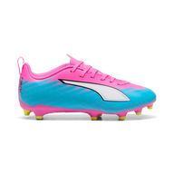 Puma Kids Football Boots Ultra 6 Play FG/AG Poison Pink/White Sun Stream