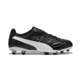 Puma Mens Football Boot King Liga FG/AG Black/Silver/White