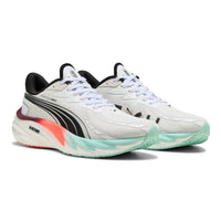 Puma Womens Trainer Velocity Nitro 4 Hyrox White-Mint Melt-Glowing Red