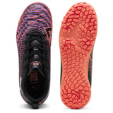 Puma Junior Astro Turf Boots Future 8 Play TT Black/White/Glowing Red