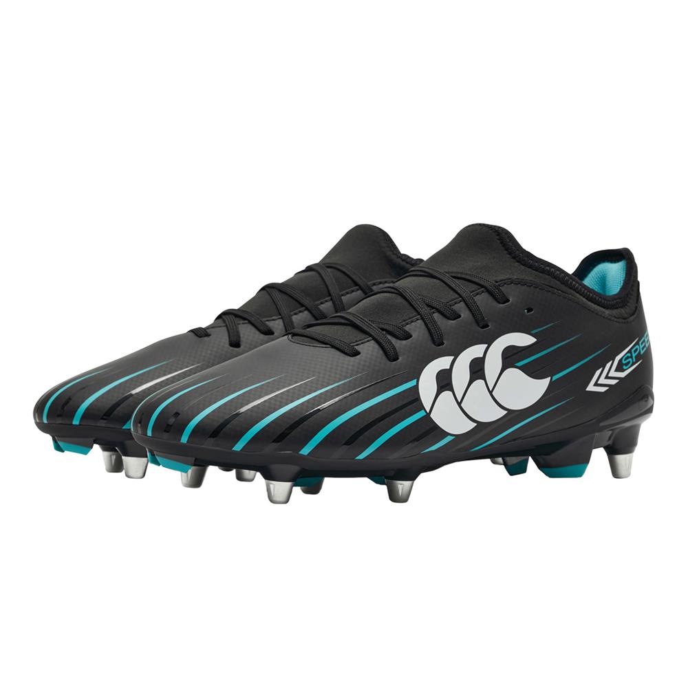 Canterbury Speed Falcon 2.0 Team Soft Ground Boots Black/Green